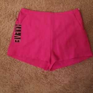 NWT High waisted Hot pink dressy shorts